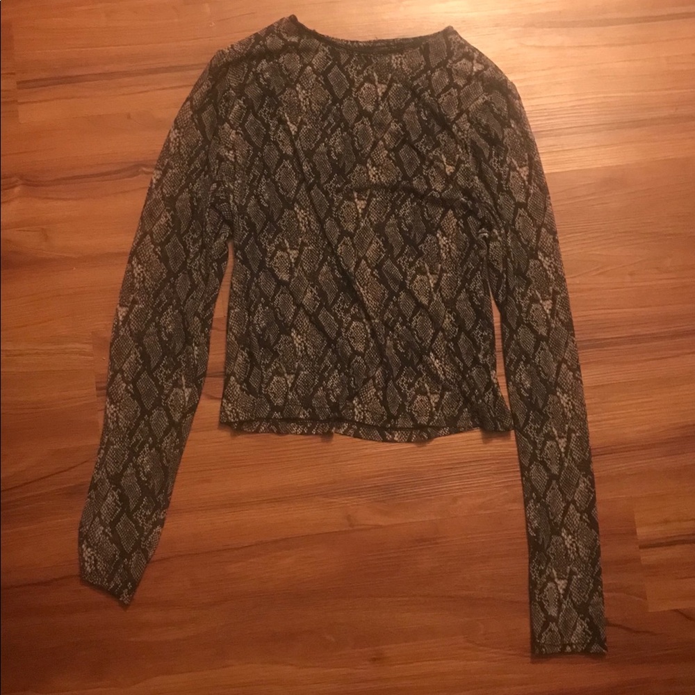 ❤️ Wild Fable Sexy Snakeskin Crop